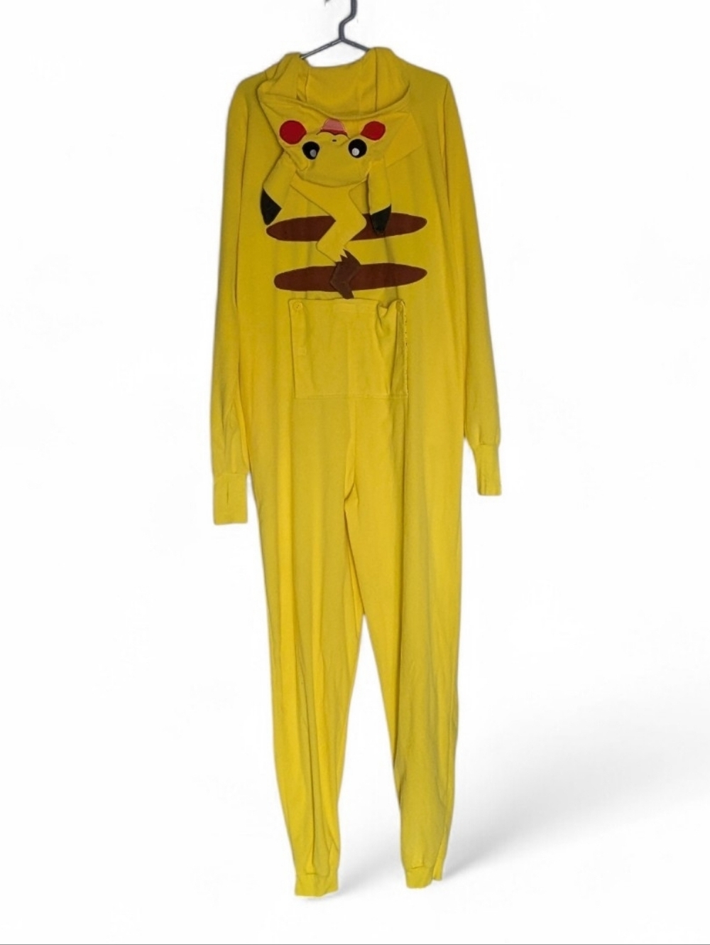 Pikachu Hooded Zip Pajama with Poké Ball Patch XL - Picture 2 of 9